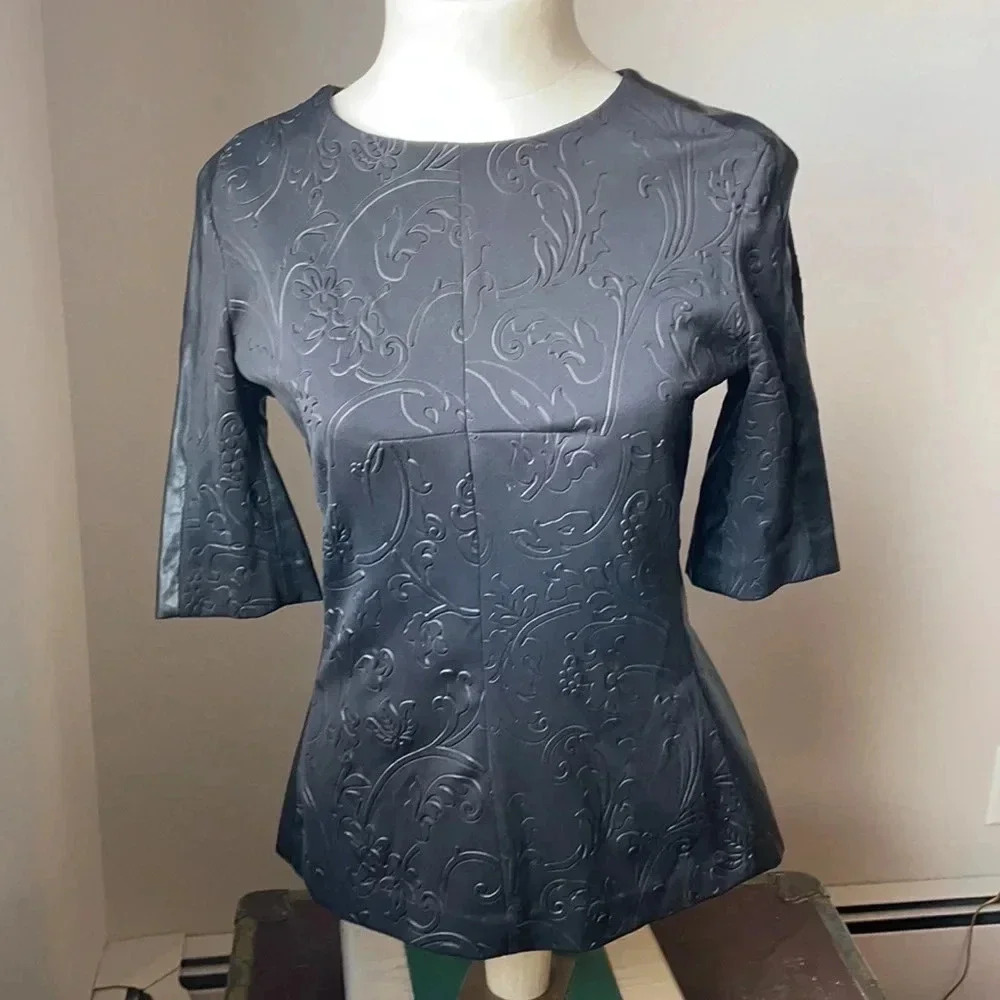 Black for Fitted Top‎ S W118 by Water Baker